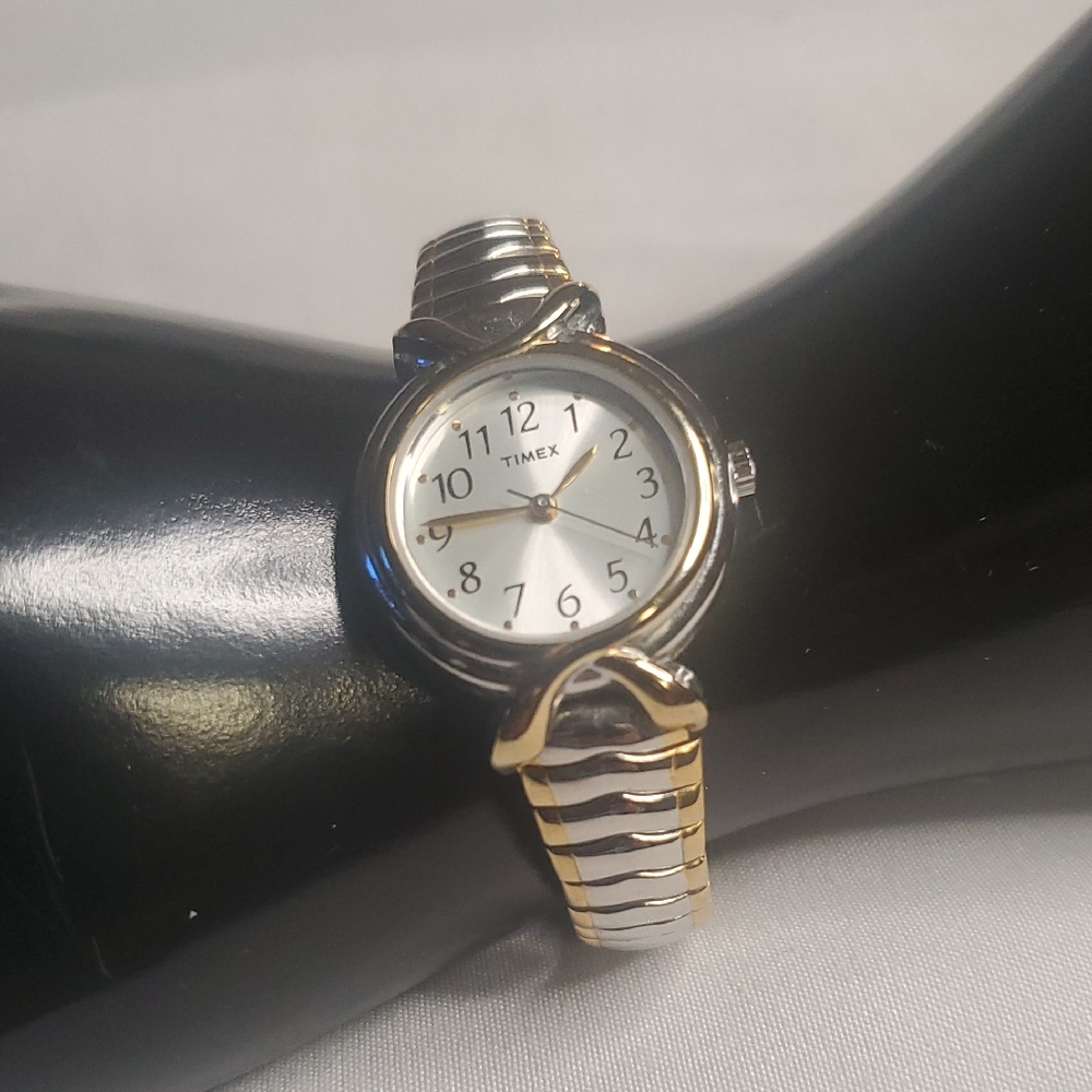 60

Timex Women's Pleasant Street Two-Tone  Watch, Expansion Band